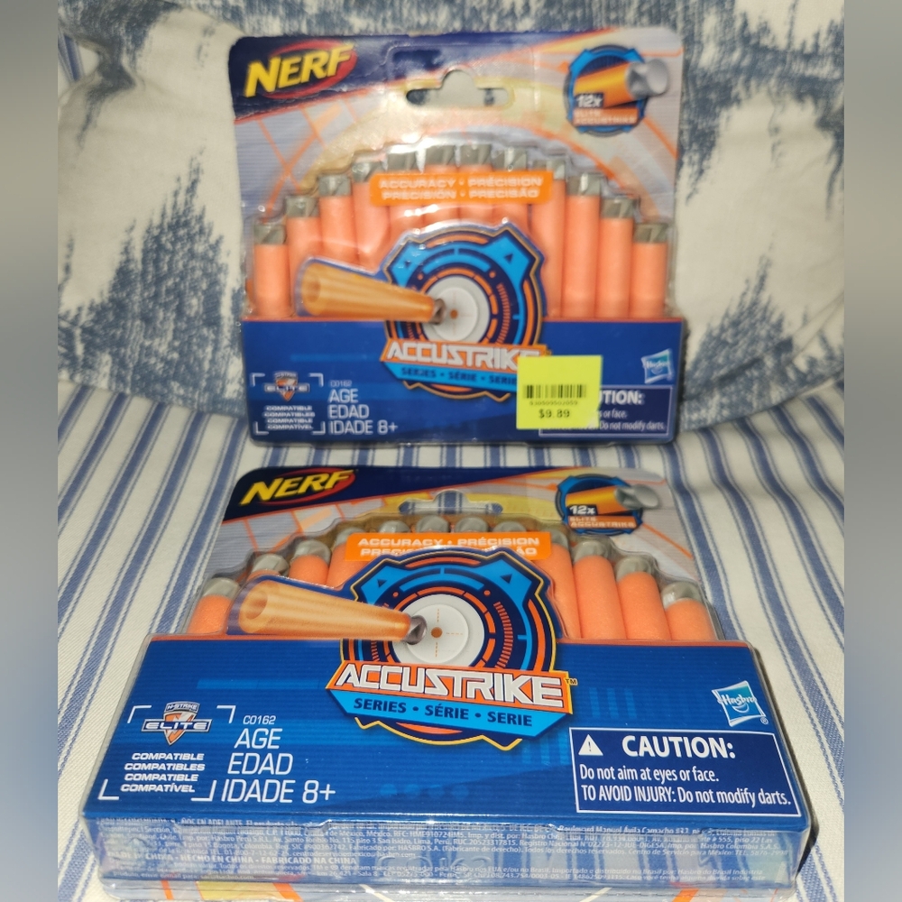 Lot Of 2 Nerf AccuStrike Dart Refill Packs New